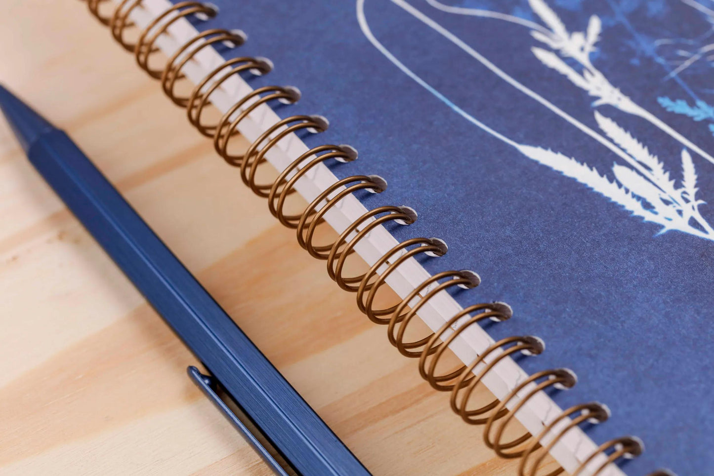 Cyanotype, A5 complete binder 14.8x21cm, 148 pages, lined, ass. (Pack x4)