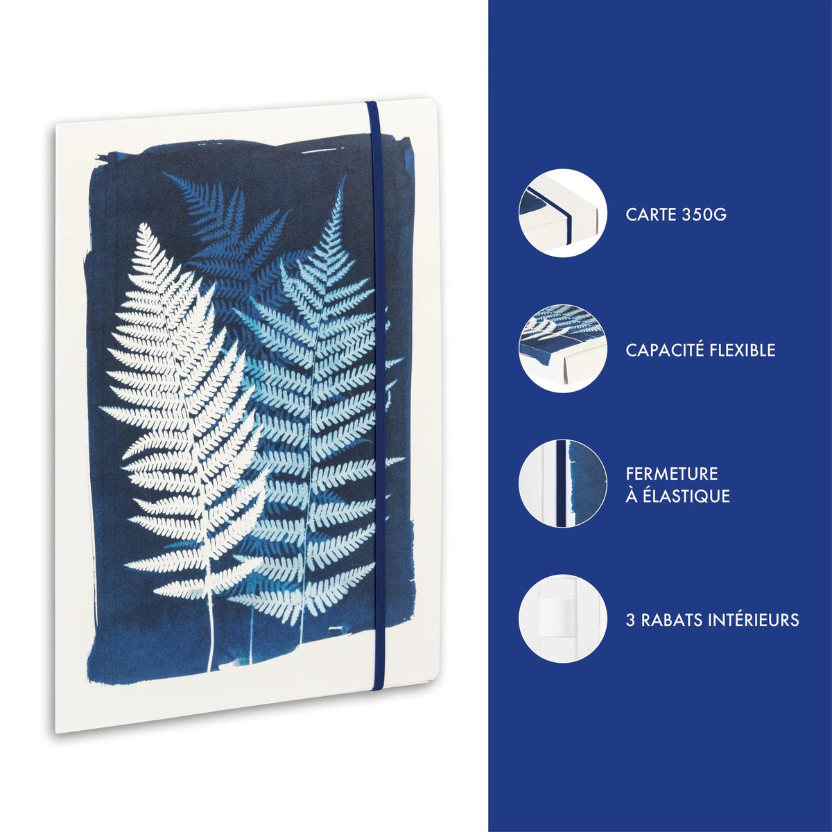 Cyanotyp, elastisches Hemd 24x32cm (4er-Pack)