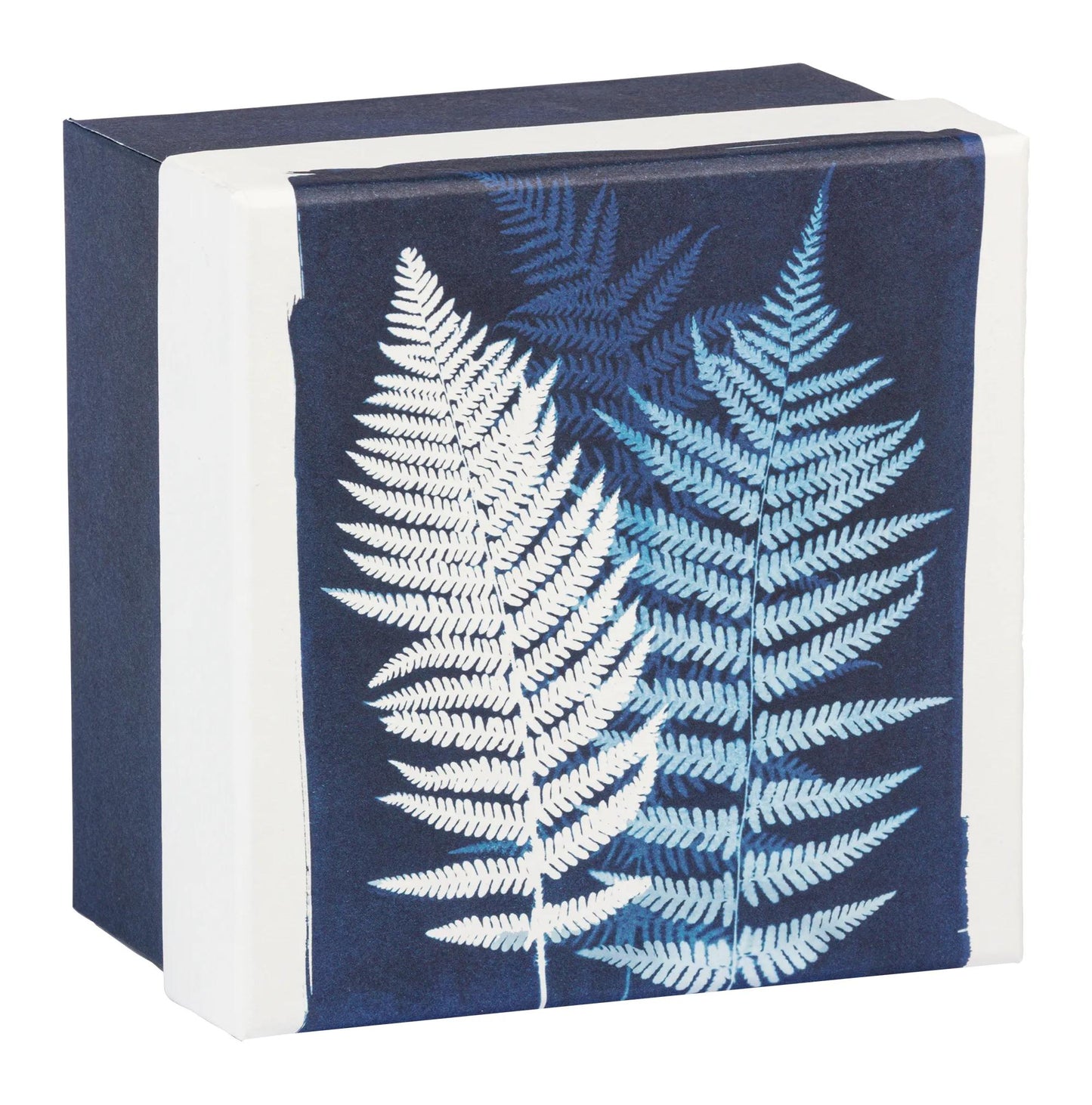 Cyanotype, Set di 3 caselle quadrate 25x25x12 cm, 20x20x11cm, e 16x16x10 cm (Pacchetto x2)
