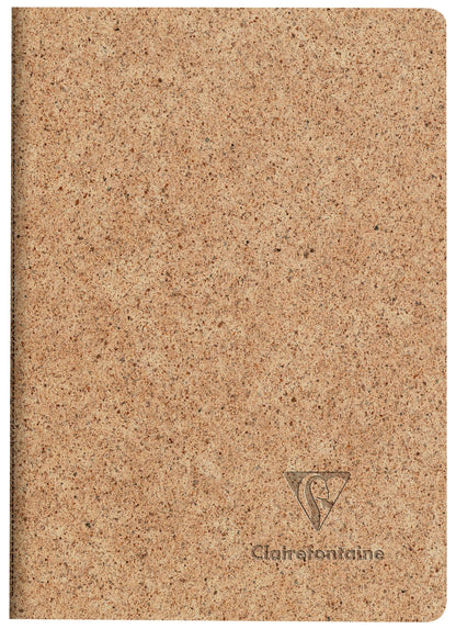 Jeans et Cocoa, Papier genäht A6 96 Seiten Linien, Kakao - Kakao (5er-Pack)