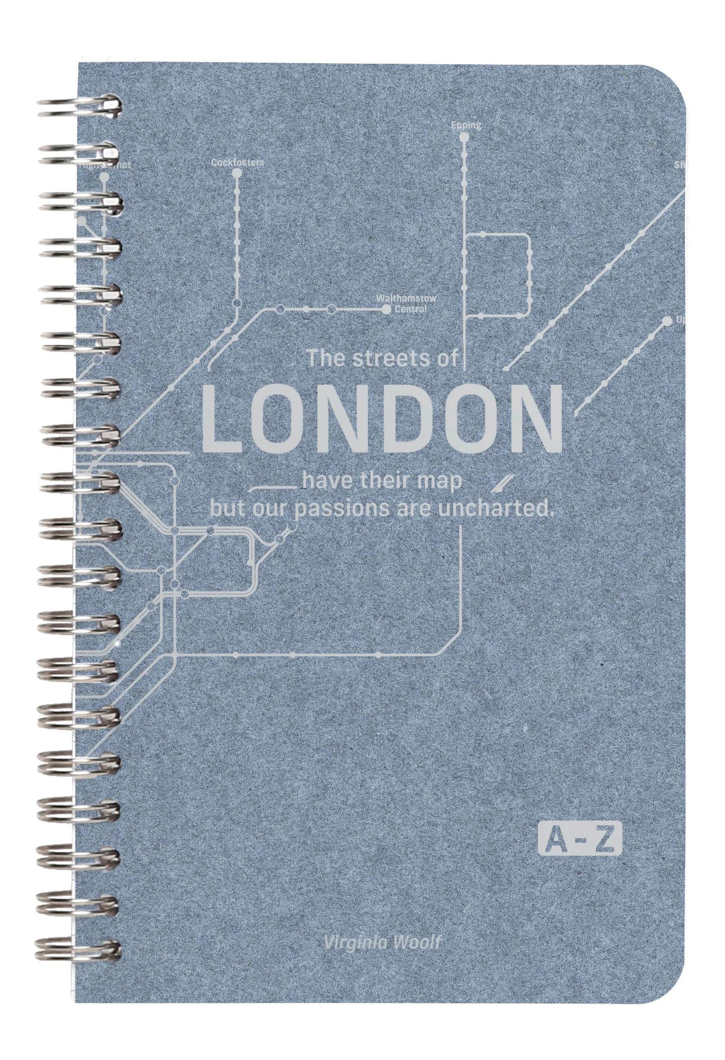 Metro Jean, Book directory integral binder 11 x 17 cm 100 pages, lined, ass. - Blue jeans (Pack x5)