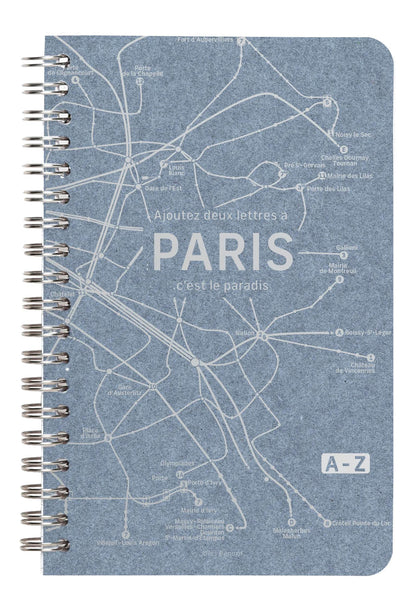 Metro Jean, Buchverzeichnis integraler Binder 11 x 17 cm 100 Seiten, gefüttert, Arsch. - Blaue Jeans (5er-Pack)