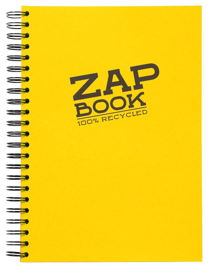 Zap Book carnet spiralé 160F A4 80g - Assortiment mixte (lot de 5)