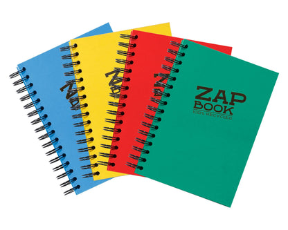 Zap Book carnet spiralé 160F A5 80g - Assortiment mixte (lot de 5)