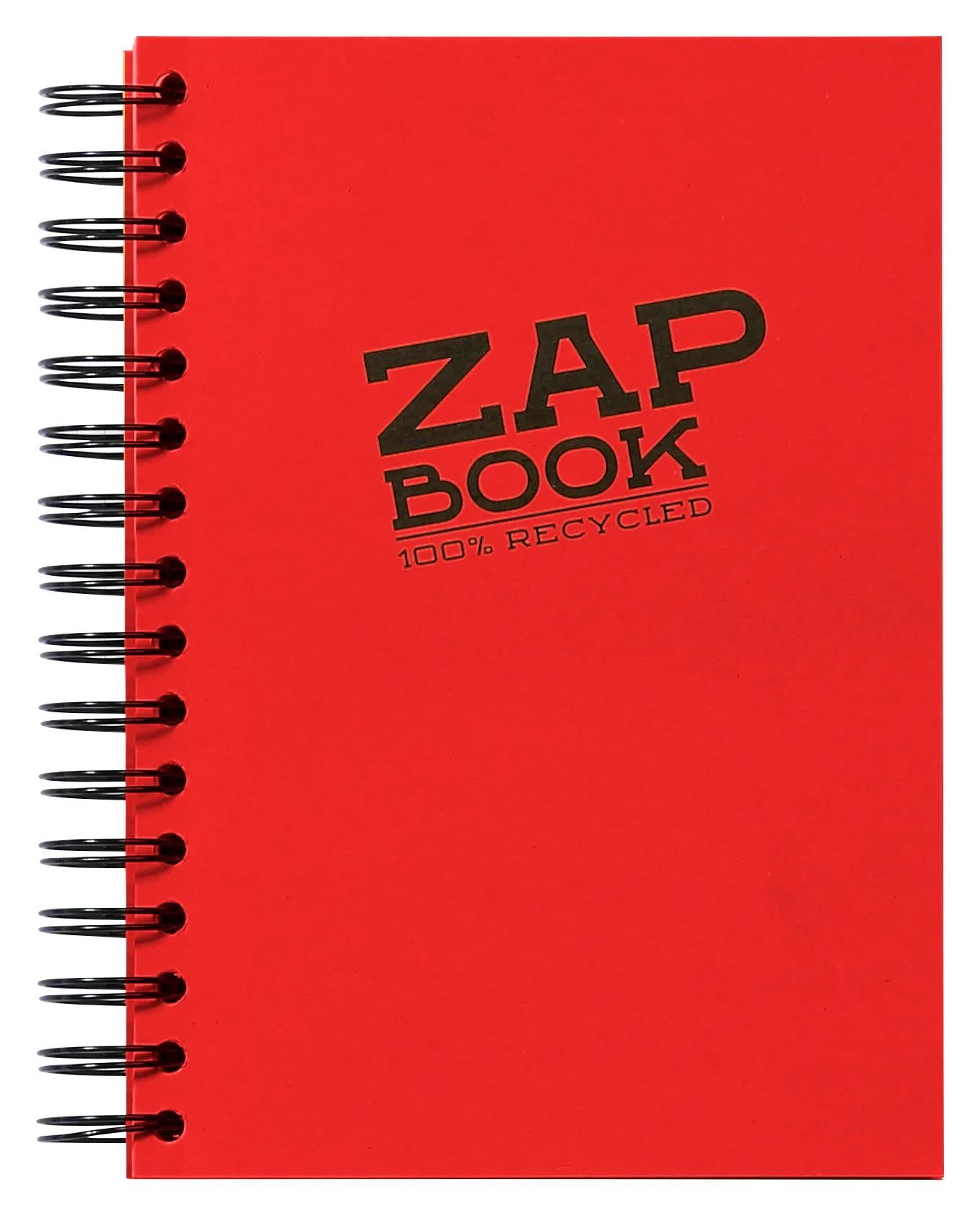Zap Book notebook spiral 160F A5 80g - Mixed set (Pack x5)