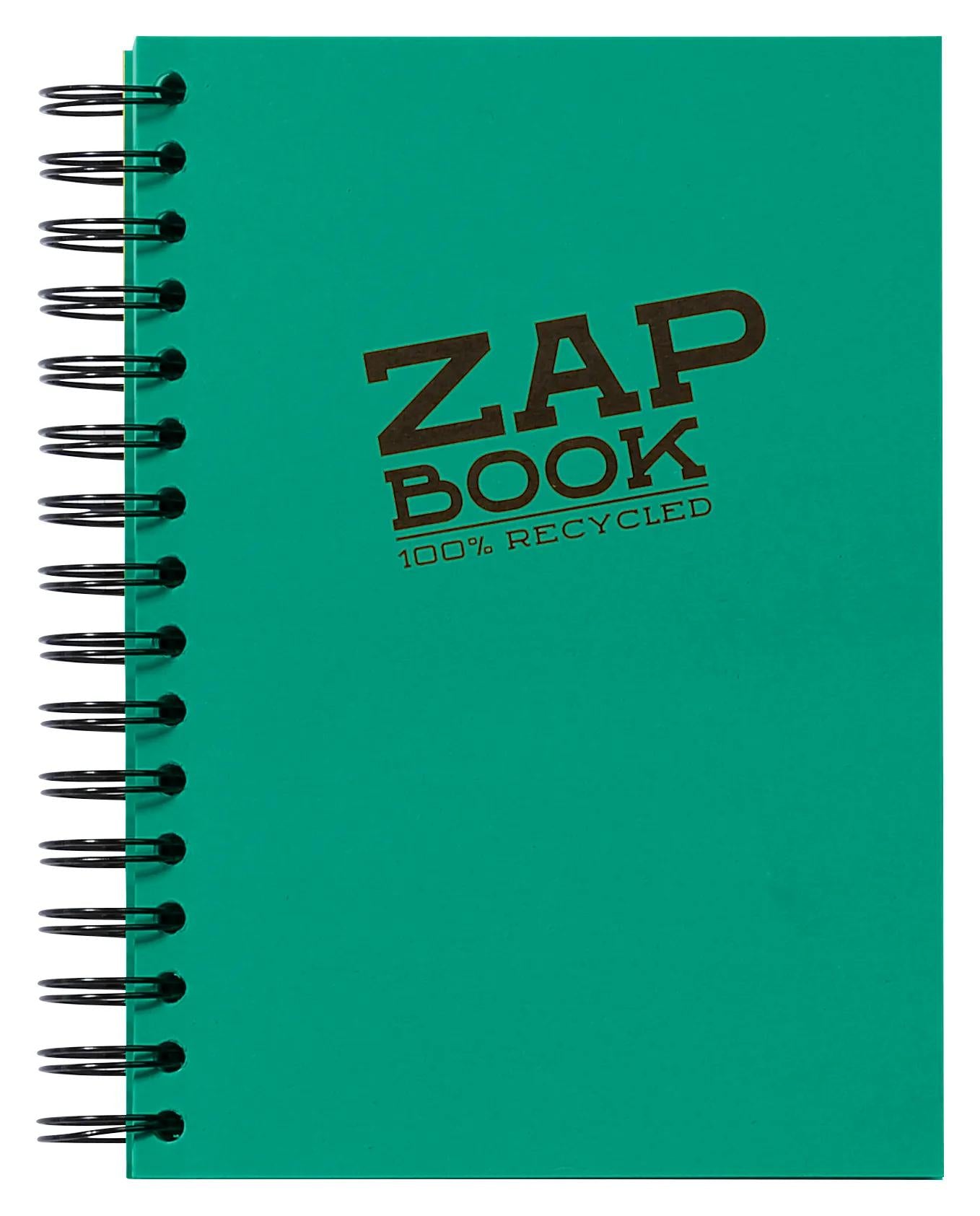 Zap Book notebook spiral 160F A5 80g - Mixed set (Pack x5)