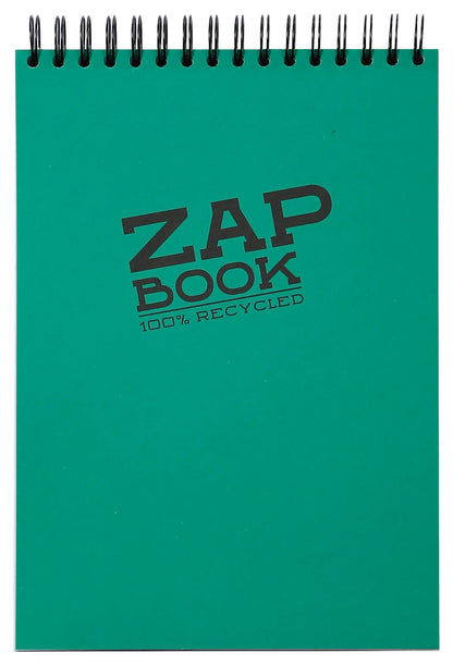 Zap Book bloc spiralé 160F A4 80g - Assortiment mixte (lot de 5)