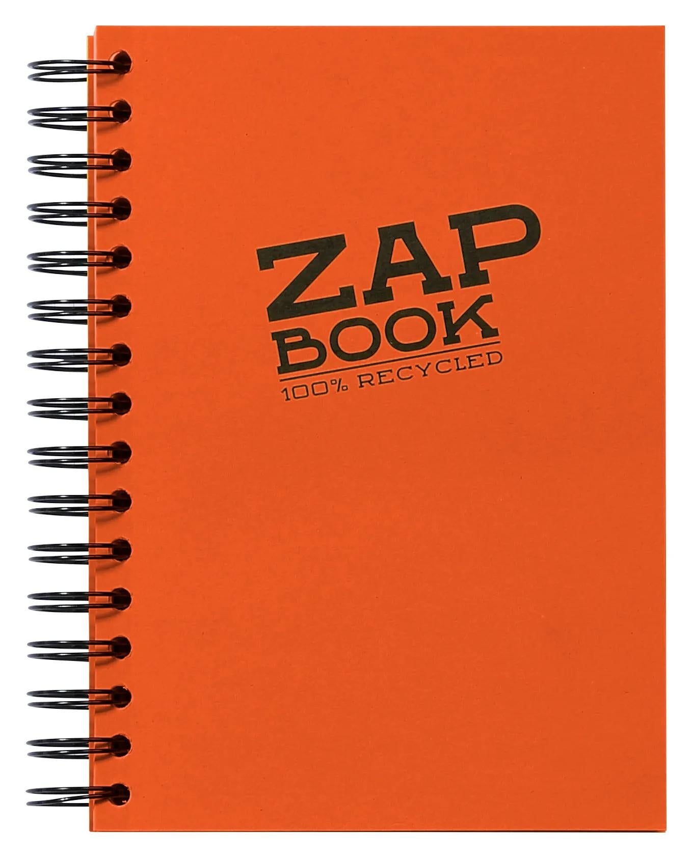 Zap Book notebook spiral 160F A5 80g - Mixed set (Pack x5)