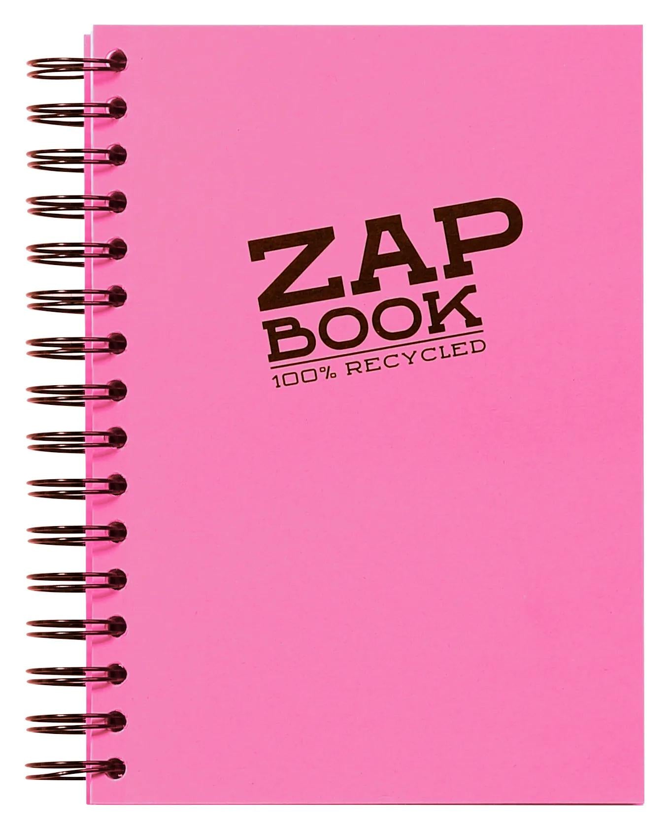 Zap Book notebook spiral 160F A5 80g - Mixed set (Pack x5)