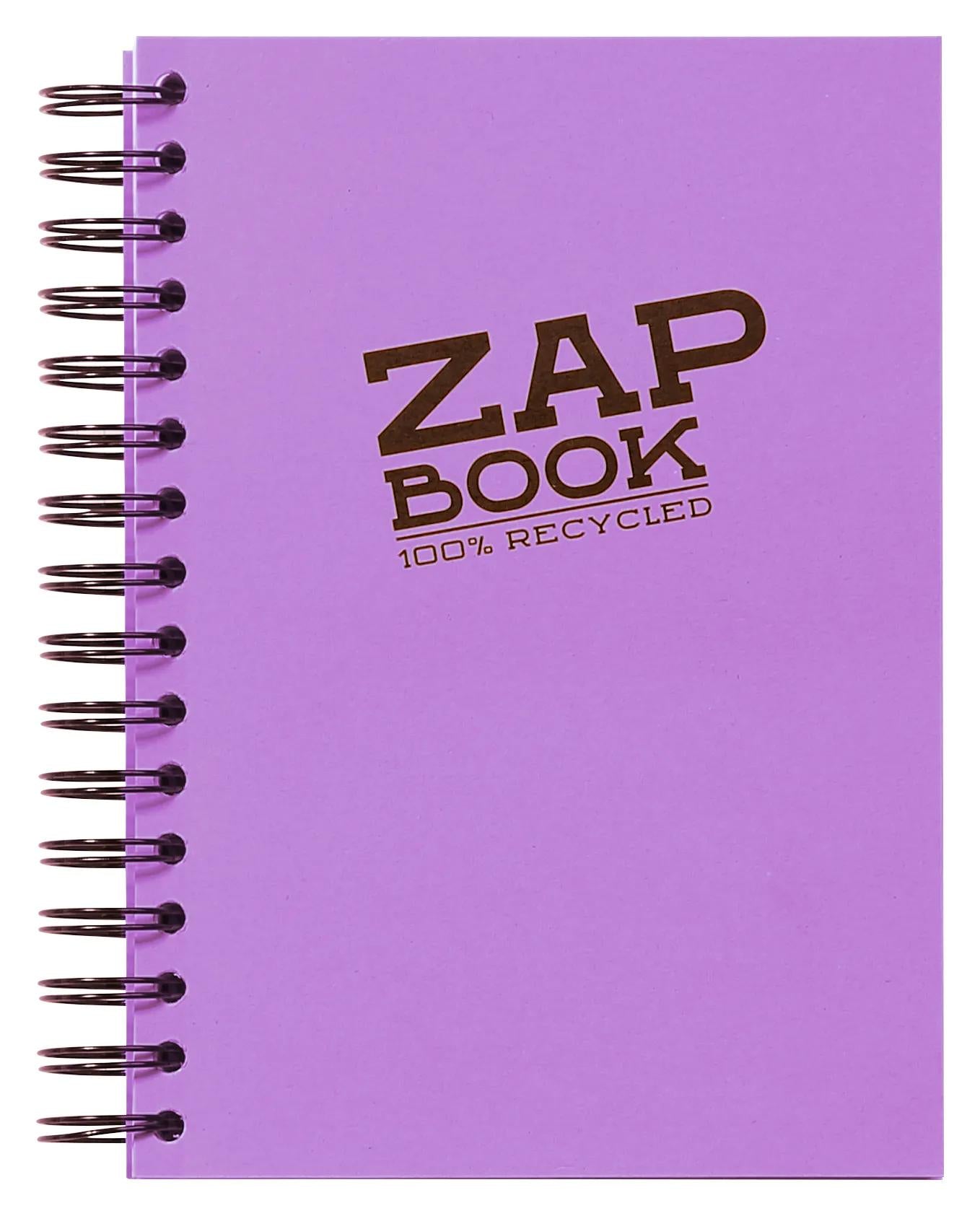 Zap Book notebook spiral 160F A5 80g - Mixed set (Pack x5)