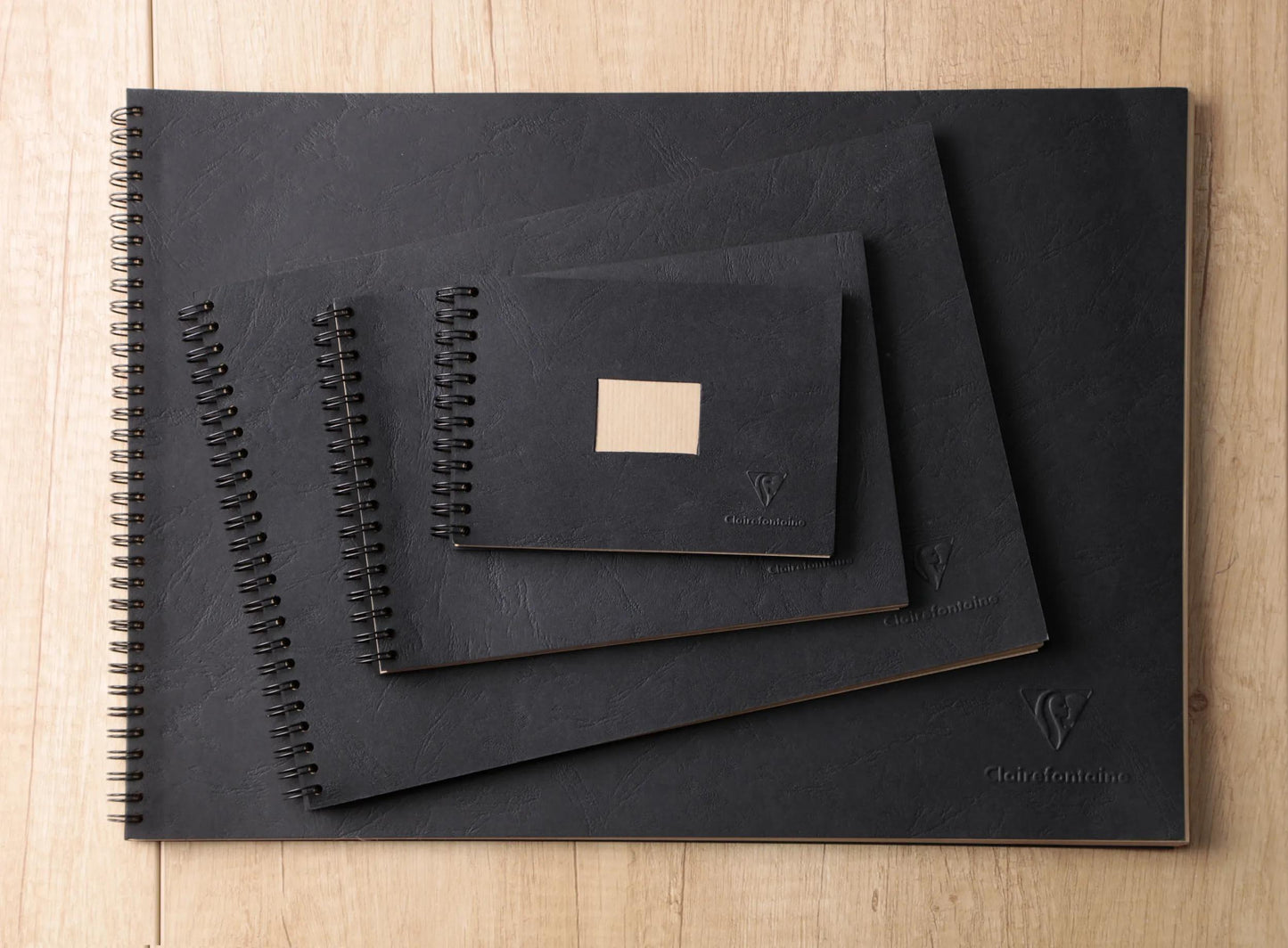 Kraftalbum Spirale 60F A6 90g - Schwarz (Paket x5)
