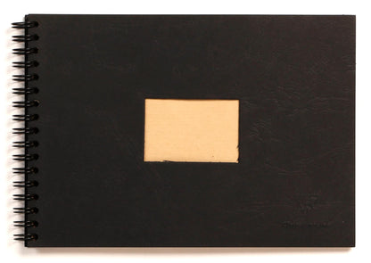Kraft album spiralé 60F A5 90g - Noir (lot de 5)
