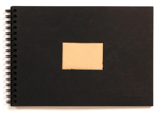 Kraft album spiralé 60F A5 90g - Noir (lot de 5)