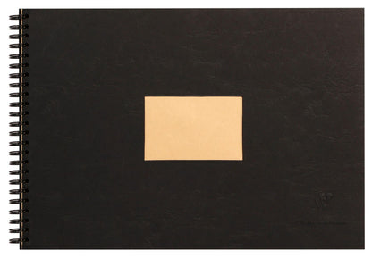 Kraft album spiralé 60F A4 90g - Noir (lot de 5)