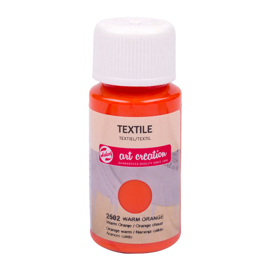 Talens Creazione di arte Bottiglia tessile 50 ml Warm Arancione 2502