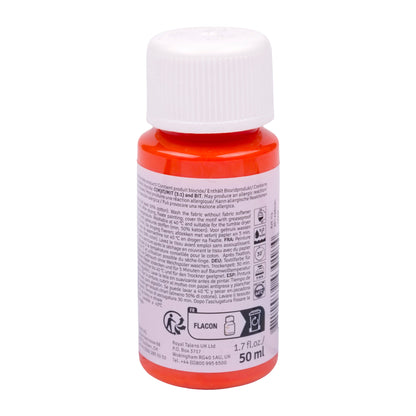 Talens Creazione di arte Bottiglia tessile 50 ml Warm Arancione 2502 (confezione da 4)