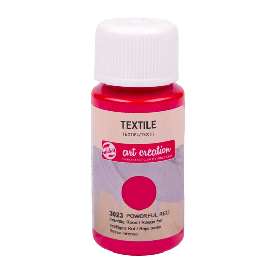 Talens Creazione di arte Bottiglia tessile 50 ml Potente Rosso 3023