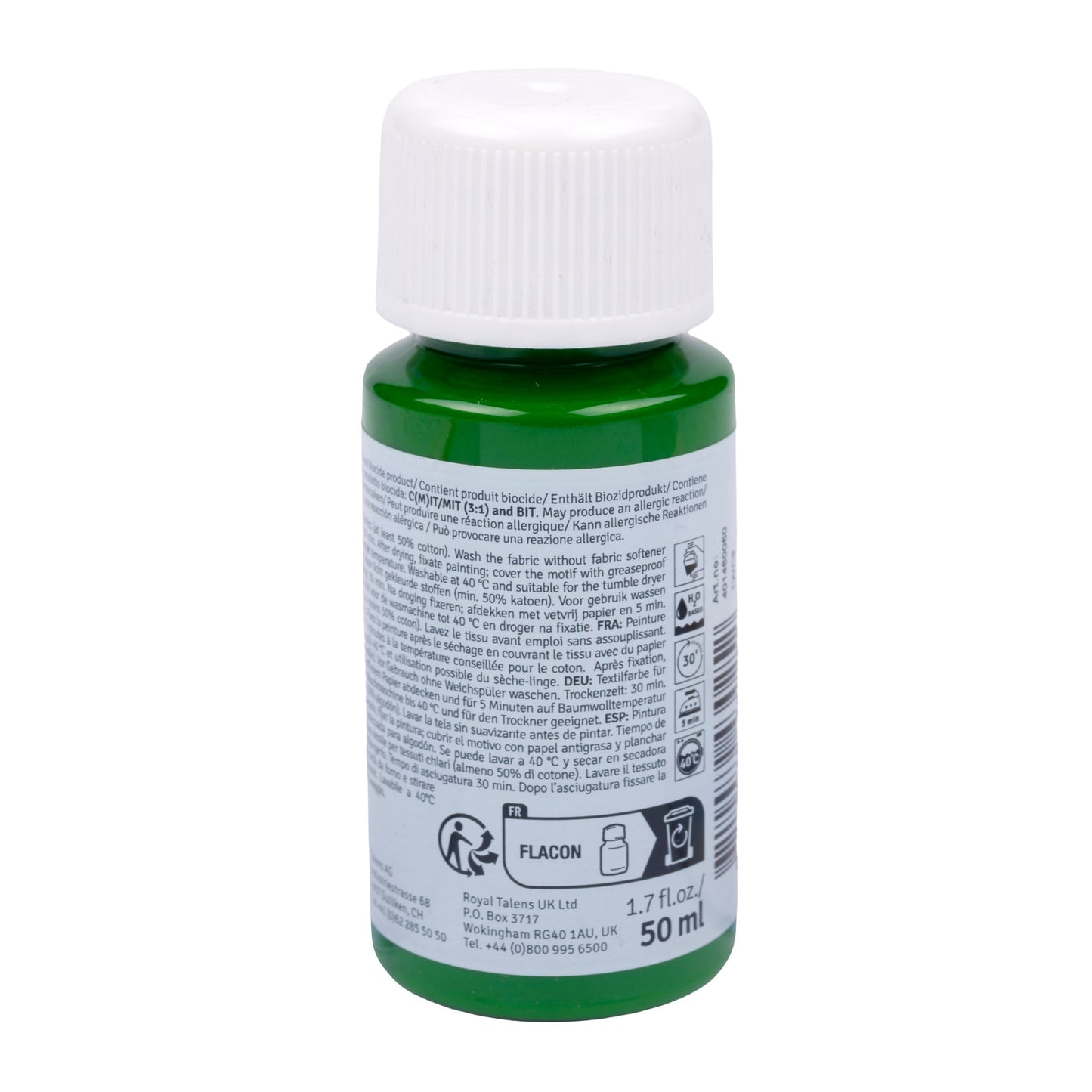Talens Art Creation Textil Flasche 50 ml Grasgrün 6006