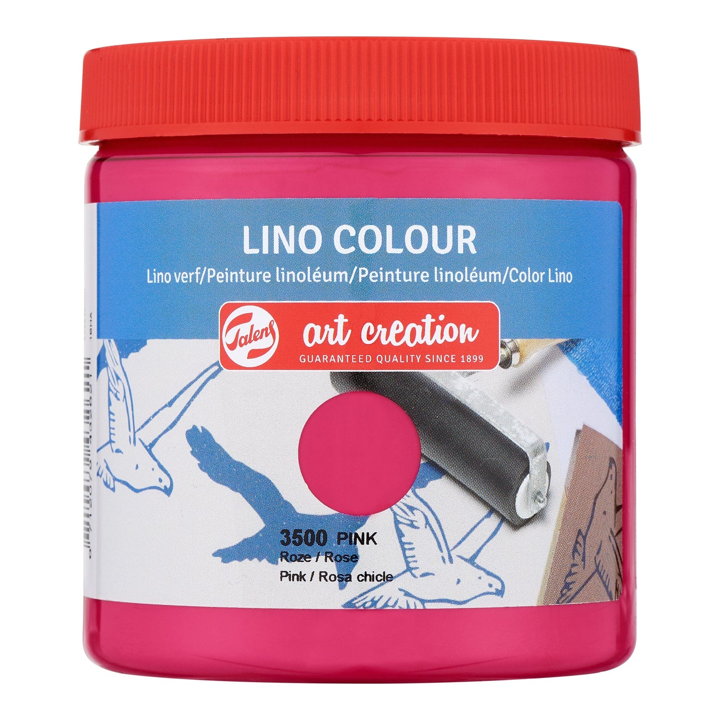 Talens Art Creation Linoleumfarbe Flasche 250 ml Pink 3500