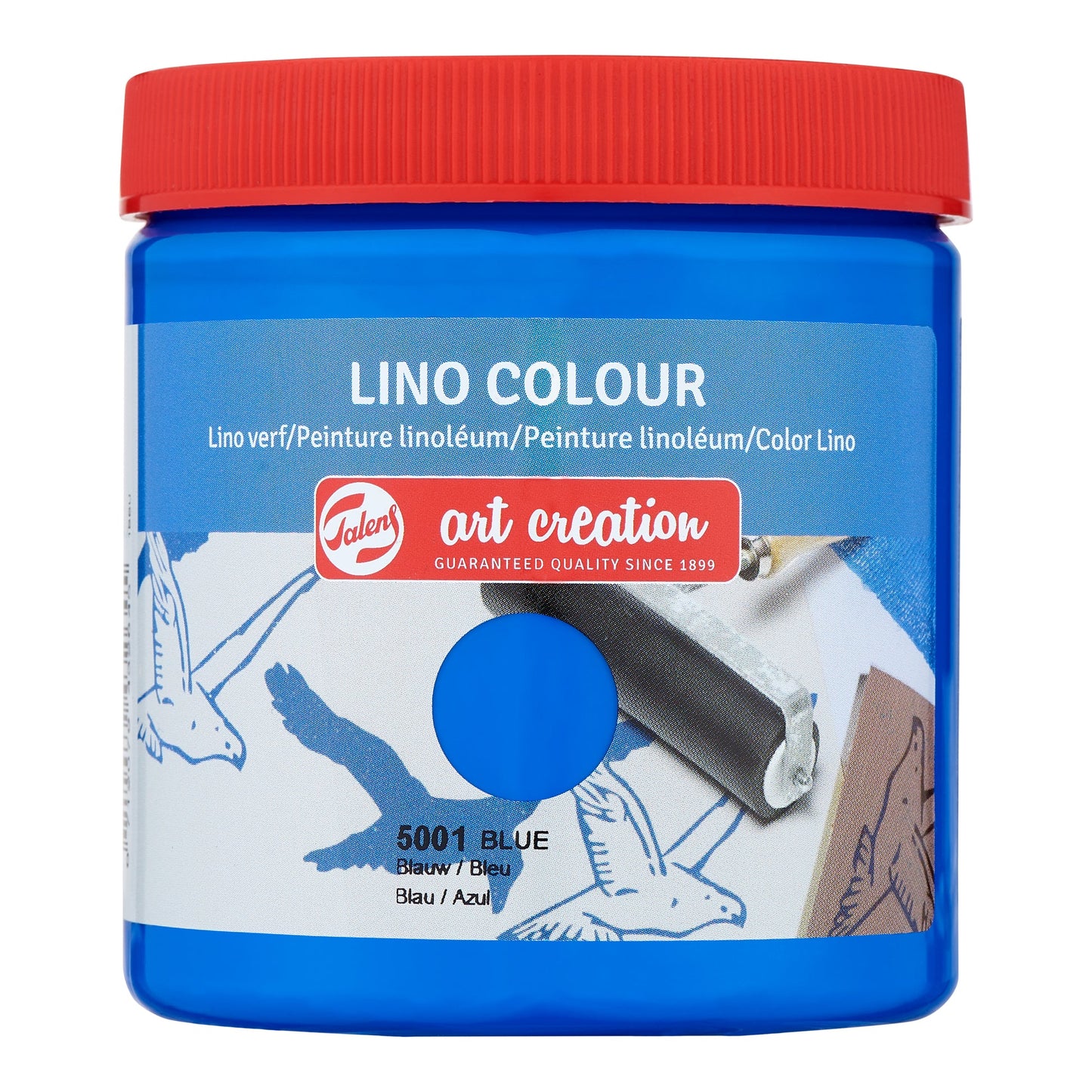 Talens Art Creation Linoleumfarbe Flasche 250 ml Blau 5001