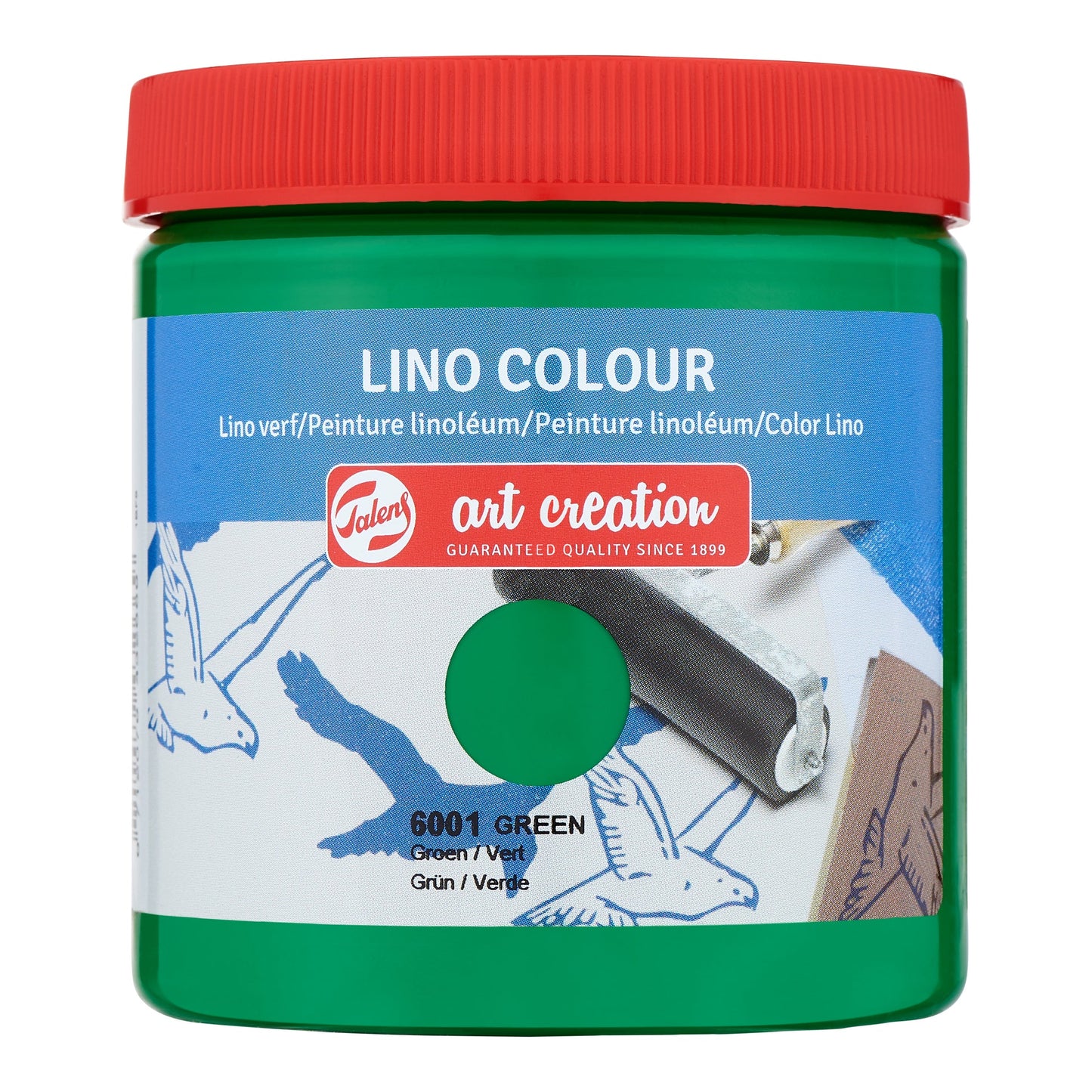 Talens Art Creation Lino Colour Jar 250 ml Green 6001