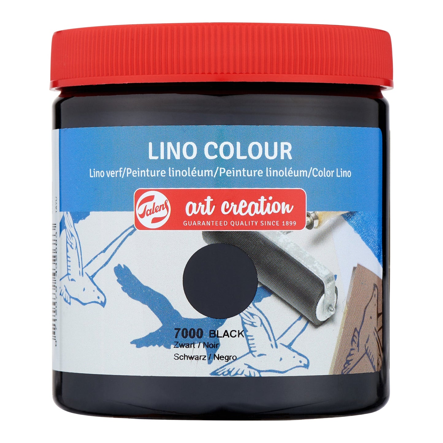 Talens Art Creation Linoleumfarbe Flasche 250 ml Schwarz 7000