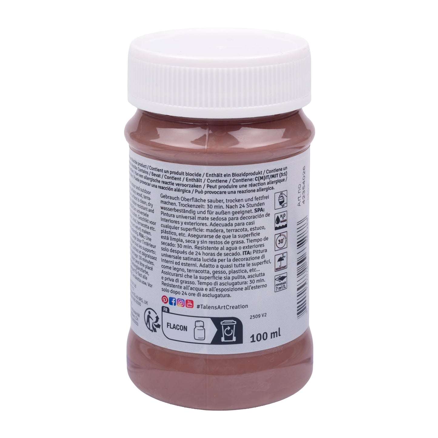Talens Art Creation Innen und Außen Flasche 100 ml Erdbraun 4026
