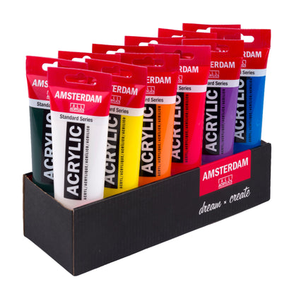 Amsterdam Standard Series Acrylfarbe Vorteilspack | 12 x 120 ml