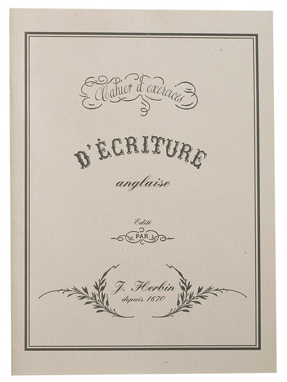 Cahier d'exercices d'écriture (lot de 10)