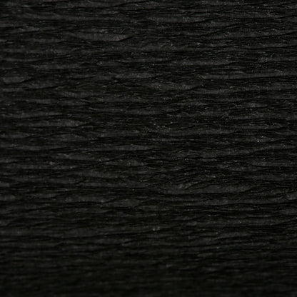 PAPIER CRÉPON, Paquet de 10 feuilles pliées 40% au format 2x0,50m - Noir