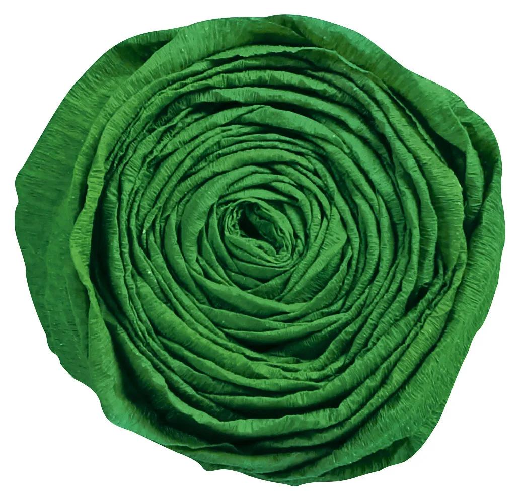 PAPER CREPON, Confezione da 10 fogli piegati 40% in dimensioni 2x0.50m - Green Empire