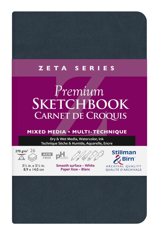 Zeta Series flexible notebook 26F 8,9x14cm 270g - White (Pack x2)