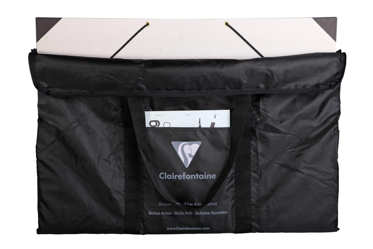 Portfolio coperchio 55x40cm - Nero (Pacchetto x6)