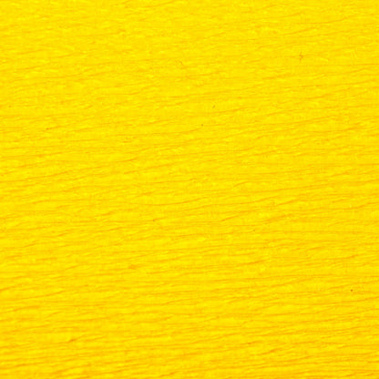 CREPON PAPER, Packung mit 10 Faltblättern 60% in Größe 2.50x0.50m - Gelbe Zitrone