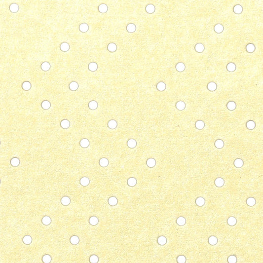 PAPIER ARTISANAL, Étui de 10 feuilles au format 50x70cm - Perforé jaune