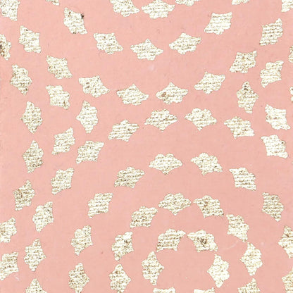 PAPIER ARTISANAL, Étui de 10 feuilles au format 50x70cm - Cercles rose