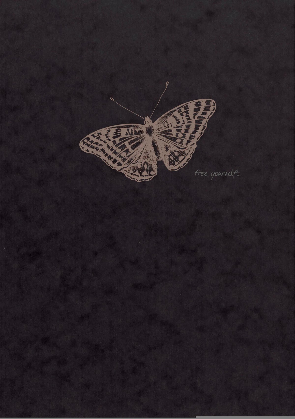 Flying Spirit square backbook 60F 19x25cm 90g - Black