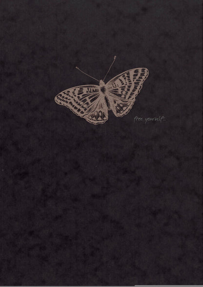 Flying Spirit square backbook 60F 19x25cm 90g - Black