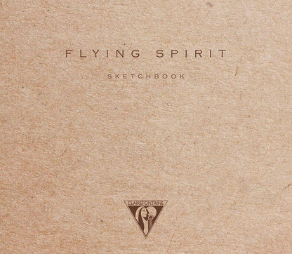 Flying Spirit notebook sewn 50F 15,5x15,5cm 90g - Brown Kraft