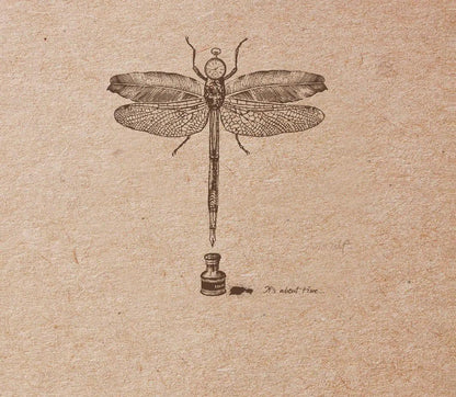 Flying Spirit notebook sewn 50F 15,5x15,5cm 90g - Brown Kraft