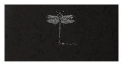 Flying Spirit notebook cucito 50F 10.5x21cm 90g - Nero (confezione da 5)