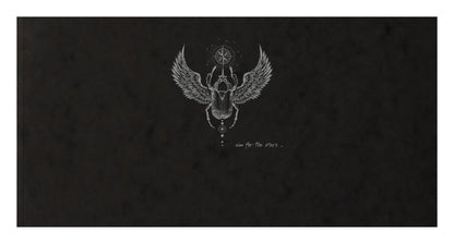 Flying Spirit notebook cucito 50F 10.5x21cm 90g - Nero (confezione da 5)