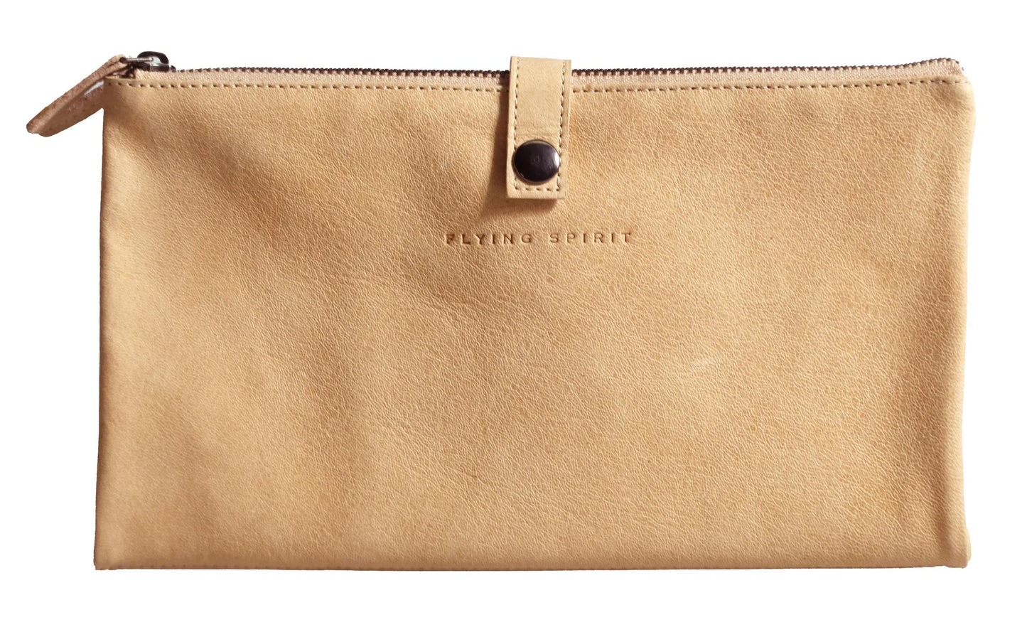 Flying Spirit flat kit 27x23,6cm with zippered pouch 2 compartments - Beige (Pack x3)