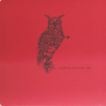 Flying Spirit Notebook genäht 50F 15,5x15,5cm 90g - Rot (5er-Pack)