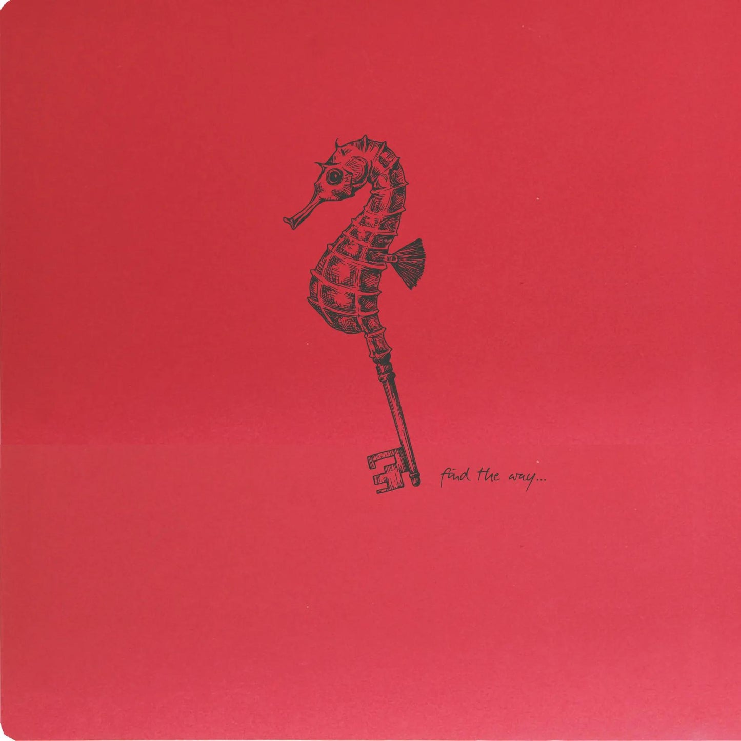 Flying Spirit Notebook genäht 50F 15,5x15,5cm 90g - Rot (Paket x5)