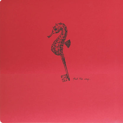 Flying Spirit Notebook genäht 50F 15,5x15,5cm 90g - Rot (5er-Pack)