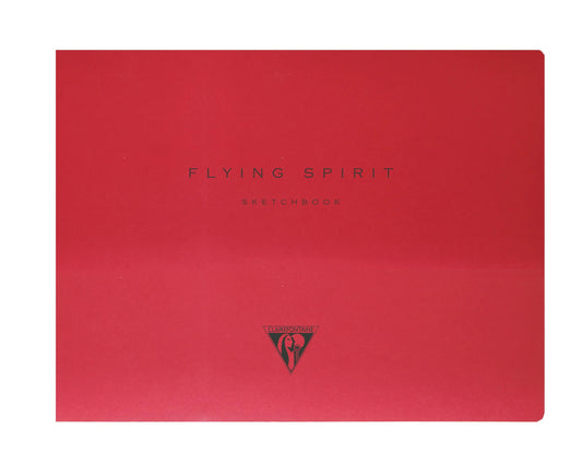 Flying Spirit notebook sewn 60F 21x16cm 90g - Red