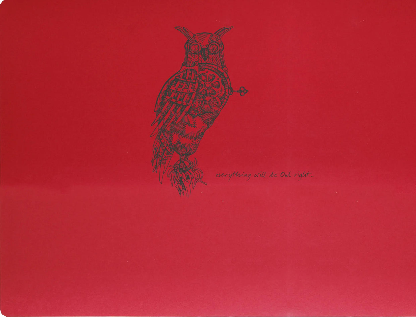 Flying Spirit notebook cucito 60F 21x16cm 90g - Rosso (Pacchetto x5)