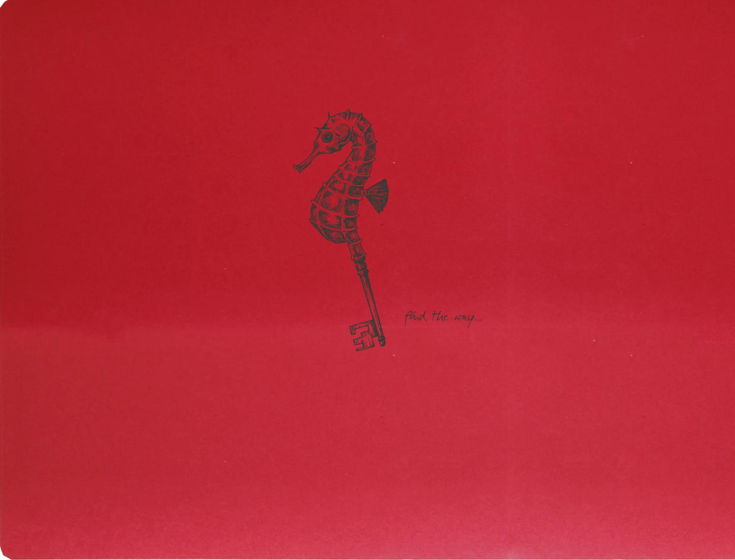 Flying Spirit notebook cucito 60F 21x16cm 90g - Rosso (Pacchetto x5)