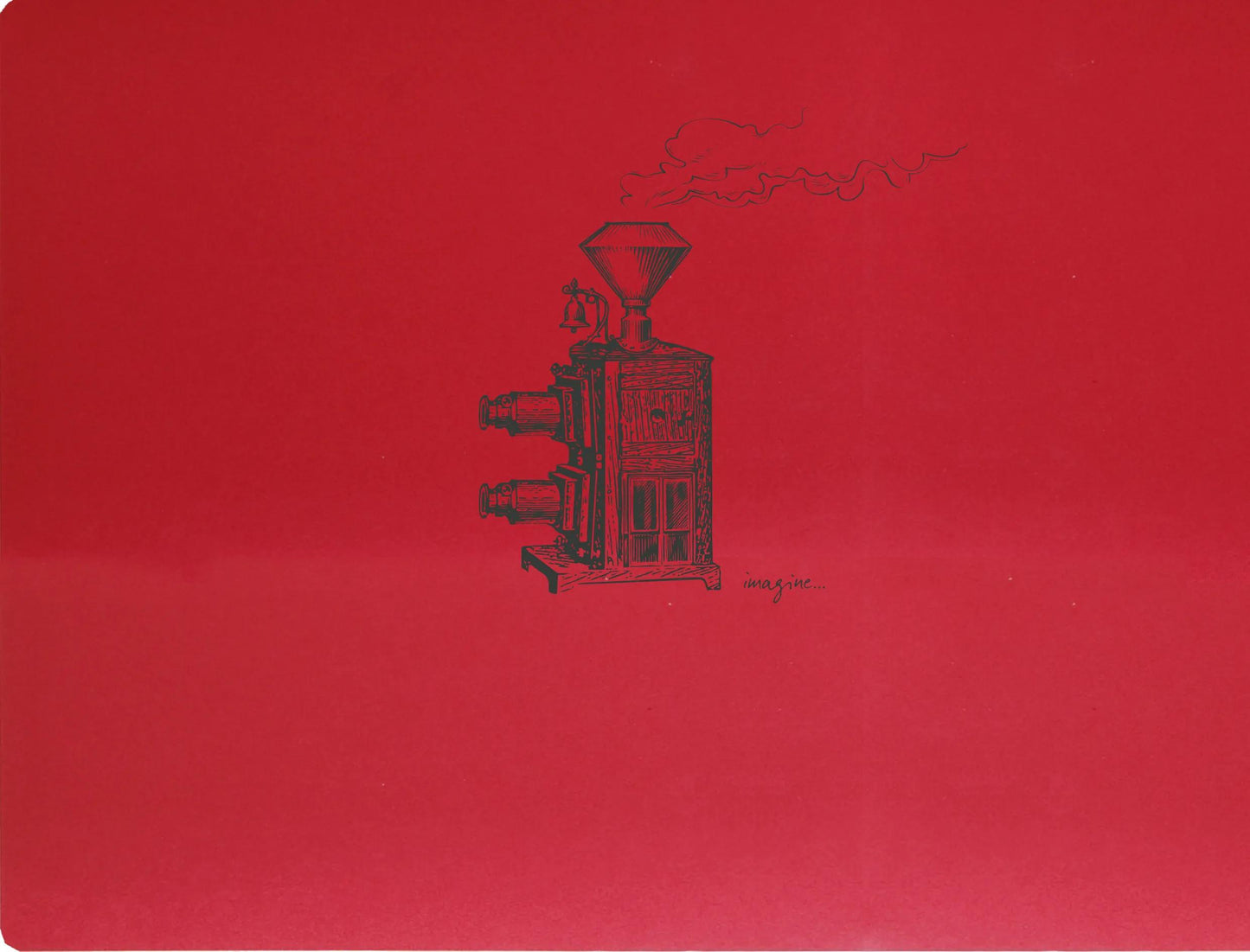 Flying Spirit notebook cucito 60F 21x16cm 90g - Rosso (Pacchetto x5)
